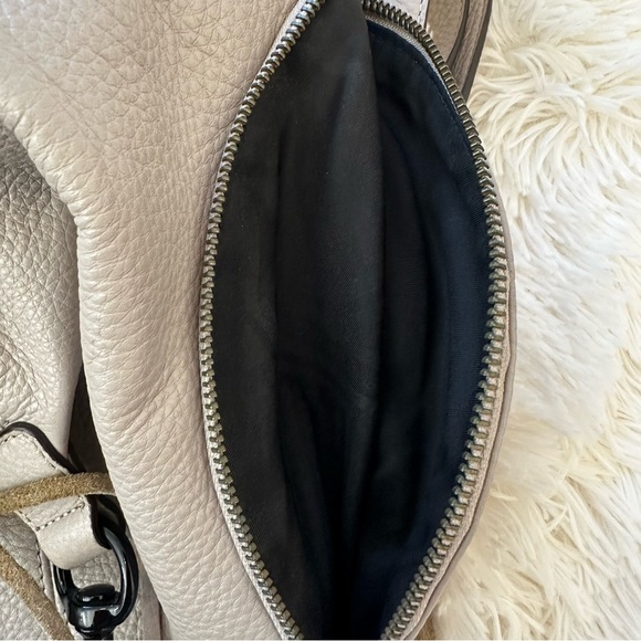 Rebecca Minkoff Julian Gray Leather Backpack